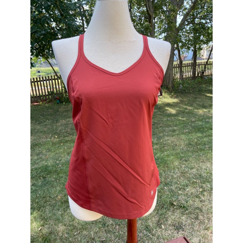 Tek Gear DryTek Womens Workout Tank Top M Red